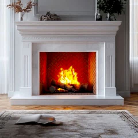 Klasik Odunlu Şömineler