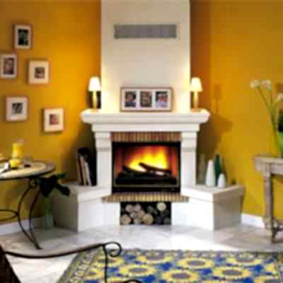 70'lik Klasik Odunlu Şömine Modeli