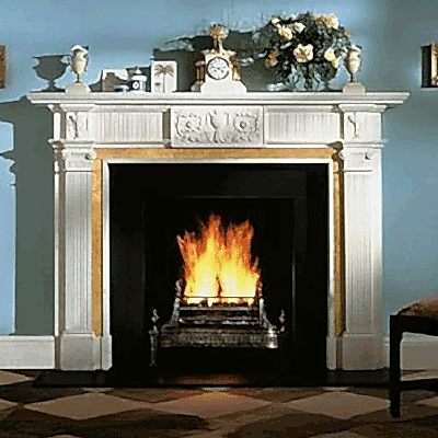 Klasik Odunlu Şömine 90 lık Modelleri