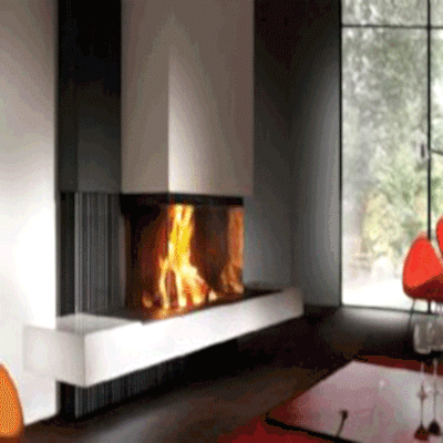 Modern Odunlu Şömine