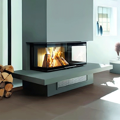 Modern Odunlu Şömine Modelleri