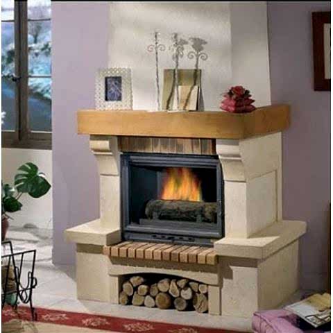 Rustik Odunlu Şömineler