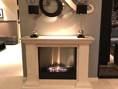 Gazalpin 70H Limra Taşlı Klasik Giydirmeli Şömine