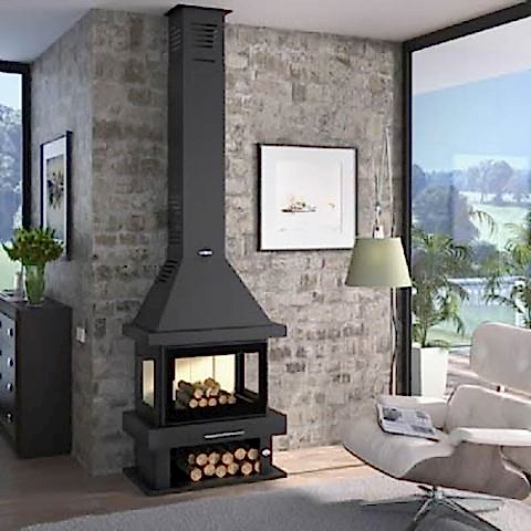 Metal Tasarım Özel Şömine